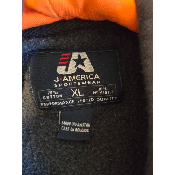 Oregon State Hoodie XL Beavers Black Burnout Embroidered Sweatshirt Cabincore - Picture 5 of 6